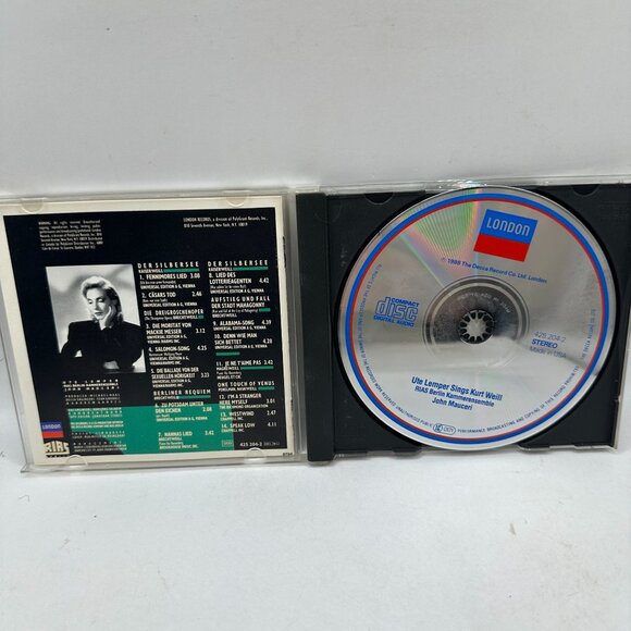 Ute Lemper Sings Kurt Weill CD London Label 425 204-2 Booklet Included - Picture 3 of 5